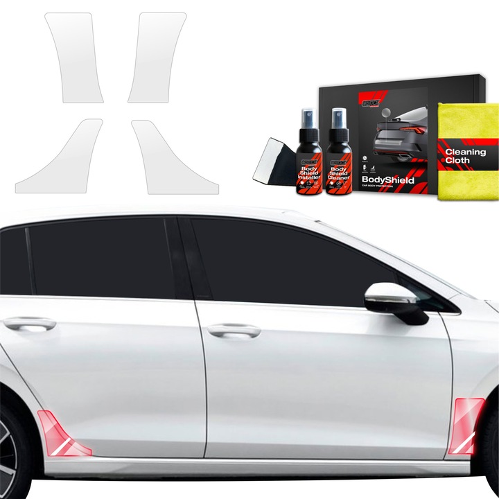 Folie de protectie a vopselei 4in1 pentru Volkswagen VW Golf 8 Hatchback (2024-2025) Folie de protectie TPU pentru pasajele rotilor