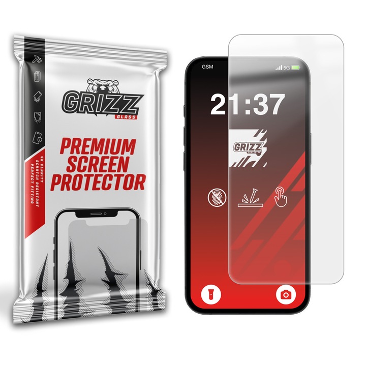 Grizz PaperScreen matt védőfólia Apple iPhone 16e-hez, átlátszó