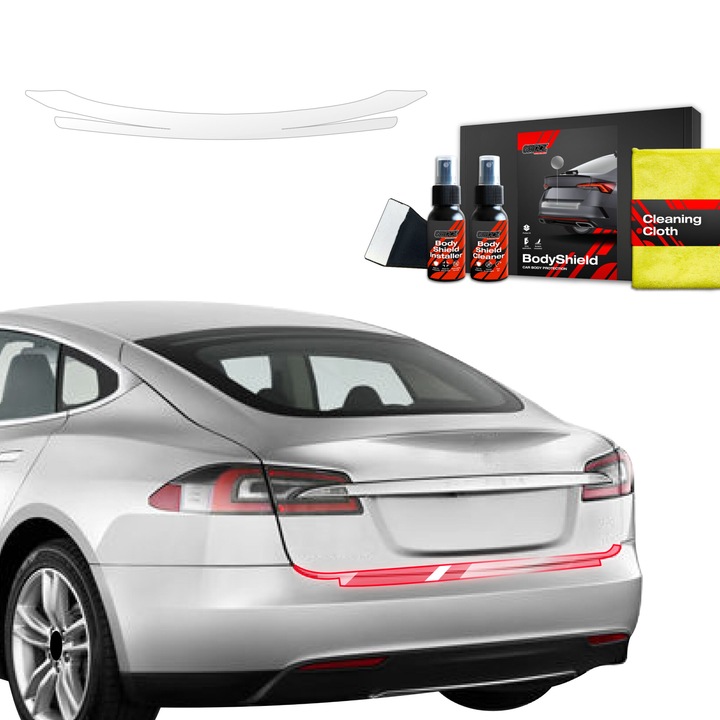 Folie de protectie a vopselei pentru Tesla Model S (2023-2025) Folie de protectie TPU pentru marginile de incarcare