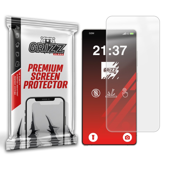 Grizz PaperScreen matt védőfólia Samsung Galaxy S25 Ultra készülékhez, átlátszó, könnyen telepíthető