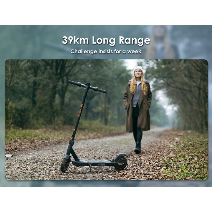Електрическа тротинетка KuKirin S1 Max, 350W мотор, 39 км пробег, 8 инча колела, сгъваем дизайн