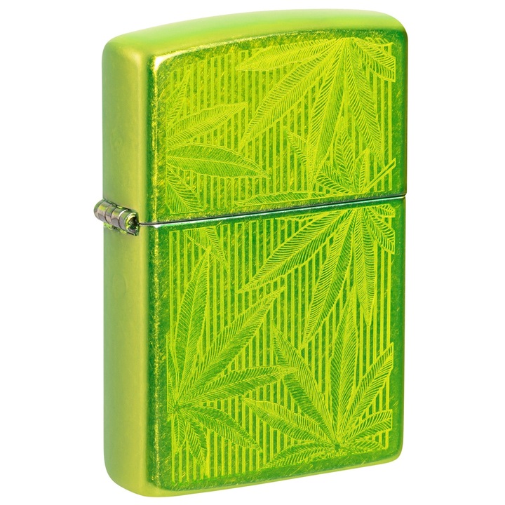 Bricheta Zippo 46269 Iced Cannabis Leaf
