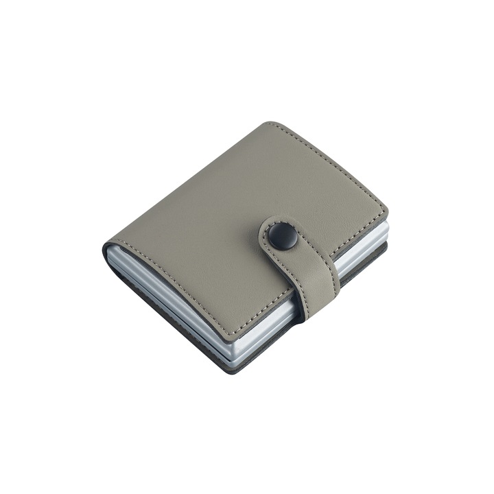 Tabachera metalica Champ - clasica Card Holder - Bej 18