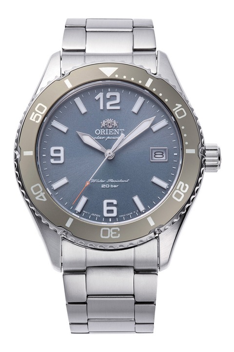 ORIENT, Eco-Drive karóra, Ezüstszín