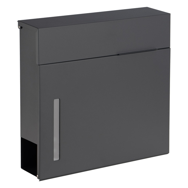 Levélszekrény, antracit, 34,5x36x9cm