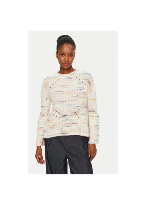 Pulover dama, Munthe, 304891366, Lana/Poliamida, Bej, Bej