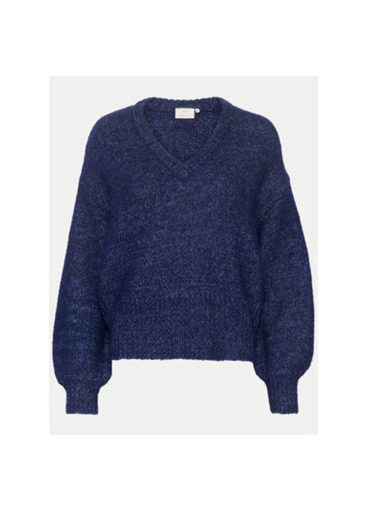 Noi pulover, Kaffe, 304751899, Akril/Ujrahasznositott polieszter/Poliamid, Kek, Kék