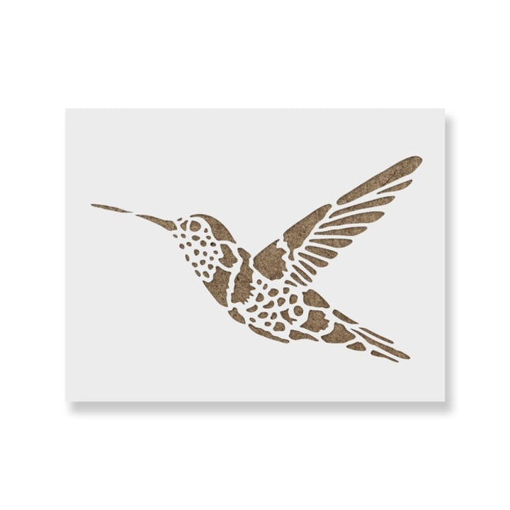 Sablon Perete vopsire, tencuiala 0.7mm Colibri model MXSP7400, 100 x 100 mm