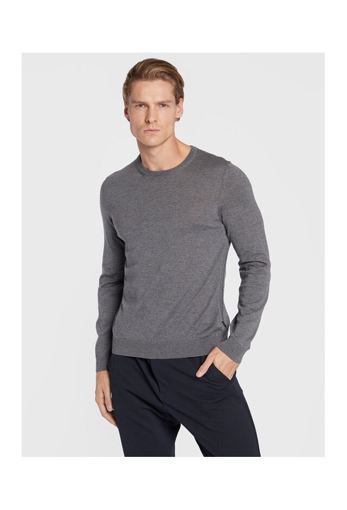 Ferfi pulover, Boss, 301461333, Pamut, Szurke, Szürke, 2XL