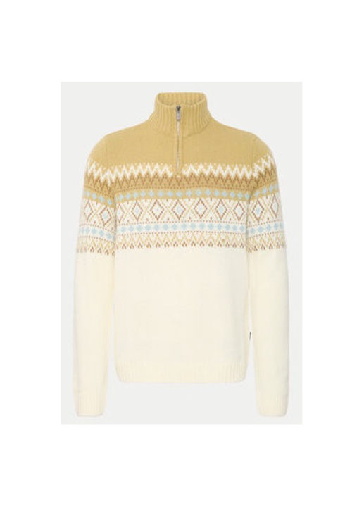 Férfi pulóver, Kevert anyag, 304400575, Akril, Bézs, Bézs