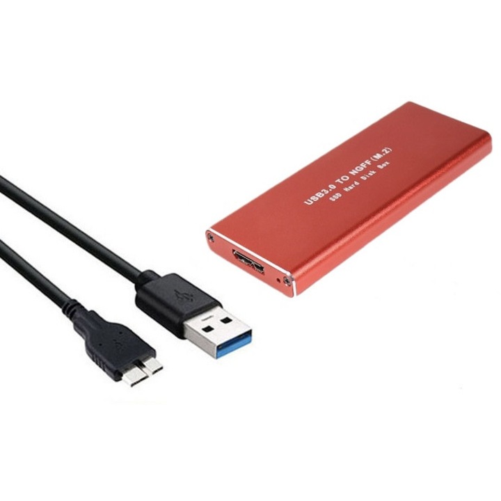 SSD стойка, BIGLISTENING®, USB 3.0, M.2 SATA