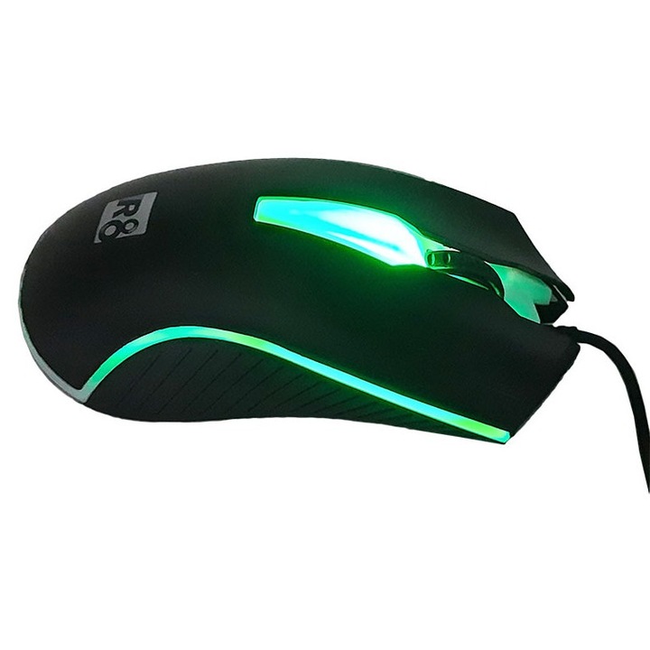 Mouse Gaming cu Fir, 1200 DPI, Multicolor