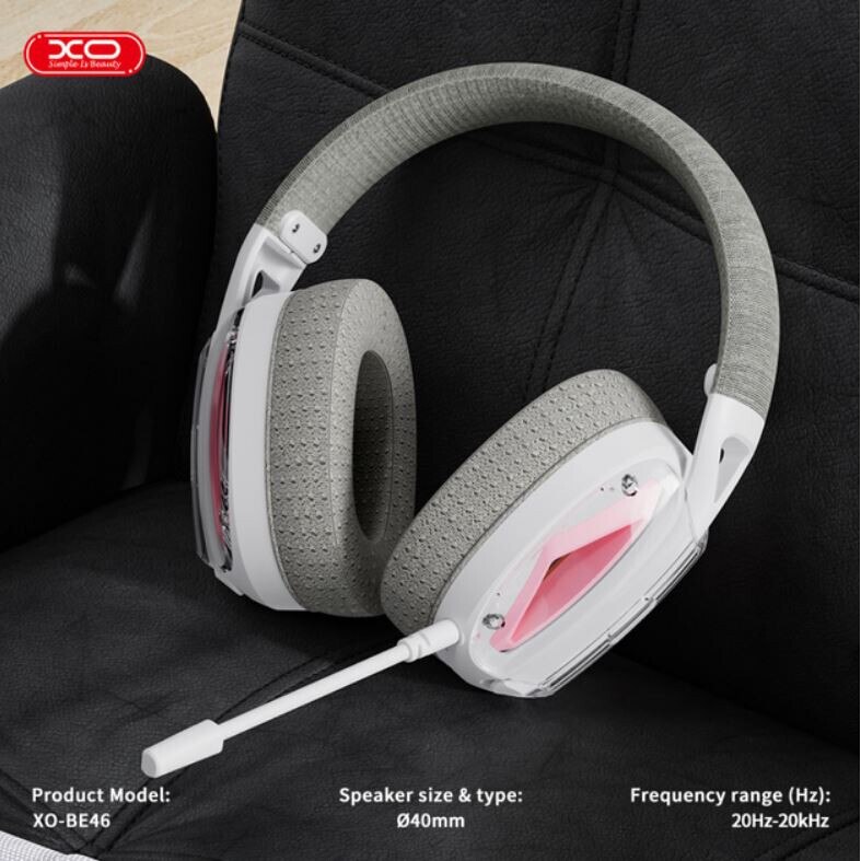 Casti Bluetooth XO-BE46, Microfon pentru Gaming, 600mAh, Autonomie 36 ...