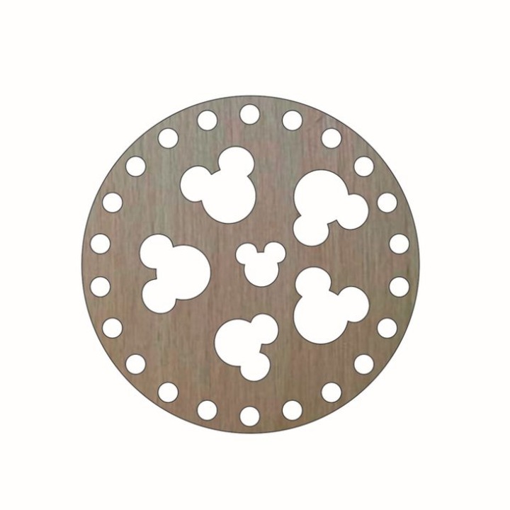 Baza Crosetat, Lemn, 12 cm, M05