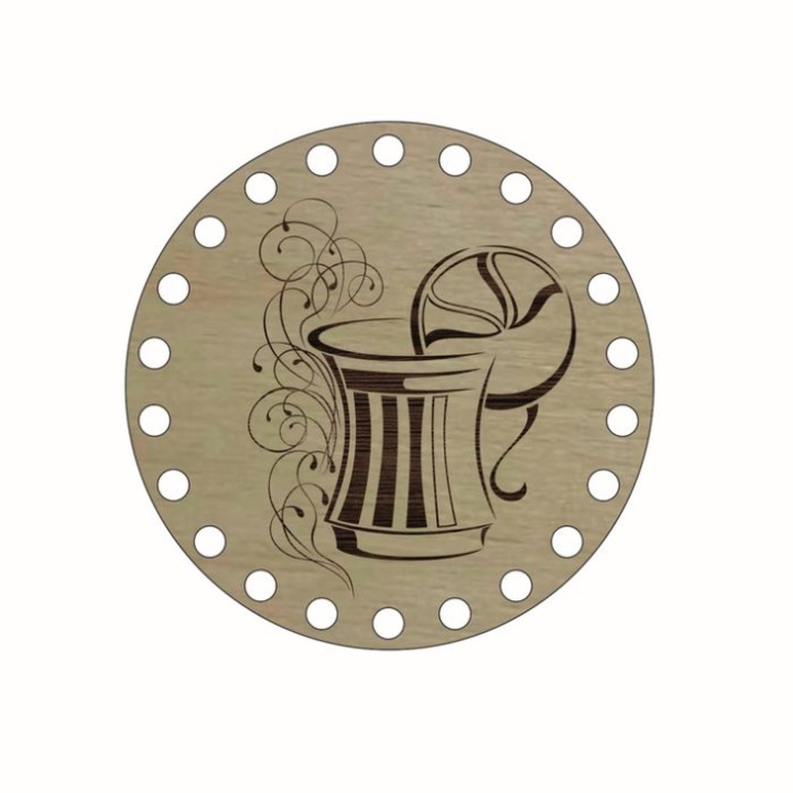 Baza Crosetat, Lemn, 12 cm, M16