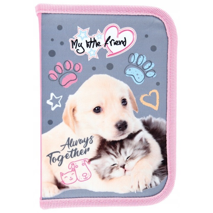 Несесер с две отделения My Little Friend, St. Majewski, многоцветен, 21x14x3,5см