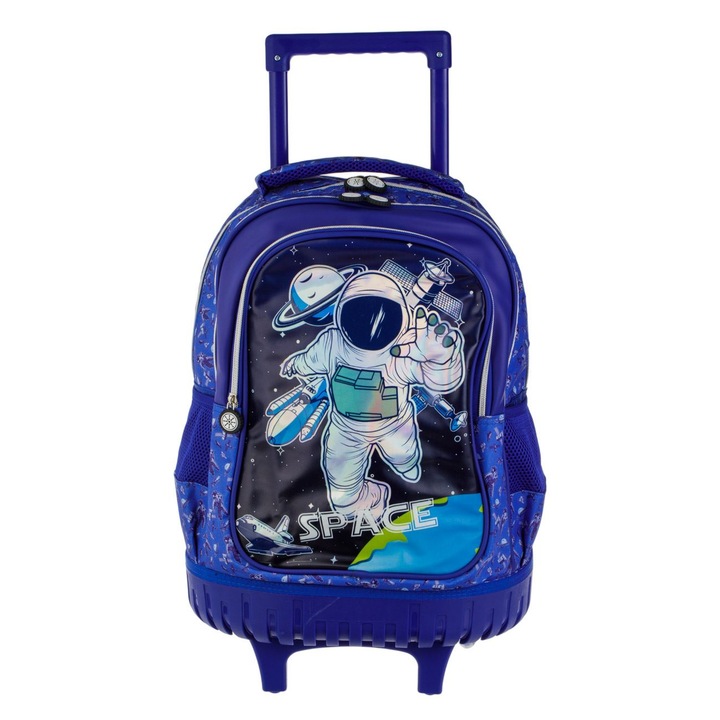 Kék kocsi hátizsák Astronaut Space Pattern