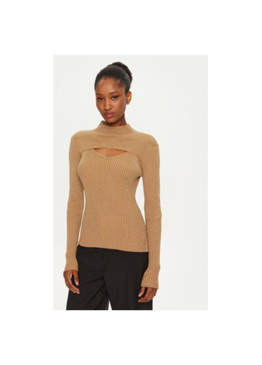 Női pulóver, Artigli, 304776526, Viszkóz/Nejlon, Arany, Aranyszín, L