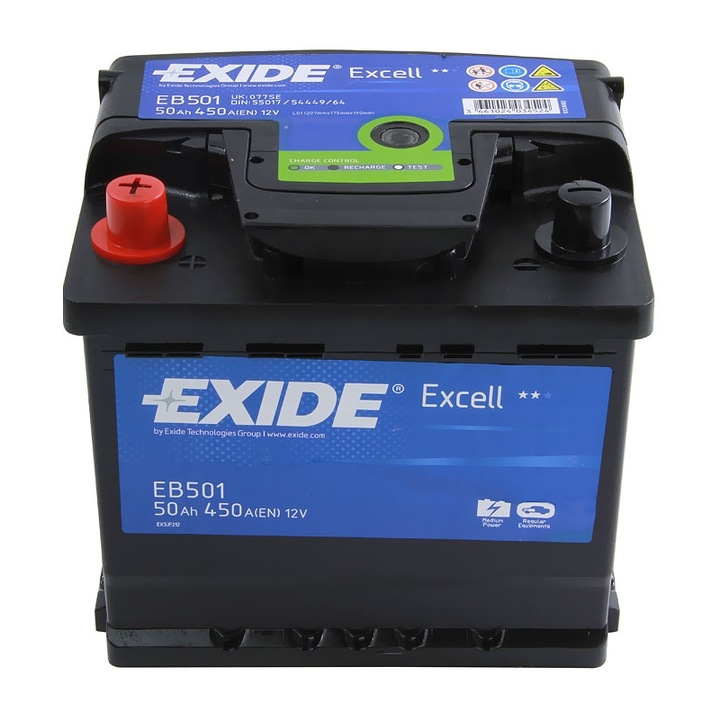 Baterie auto Exide Excel 50AH EB501