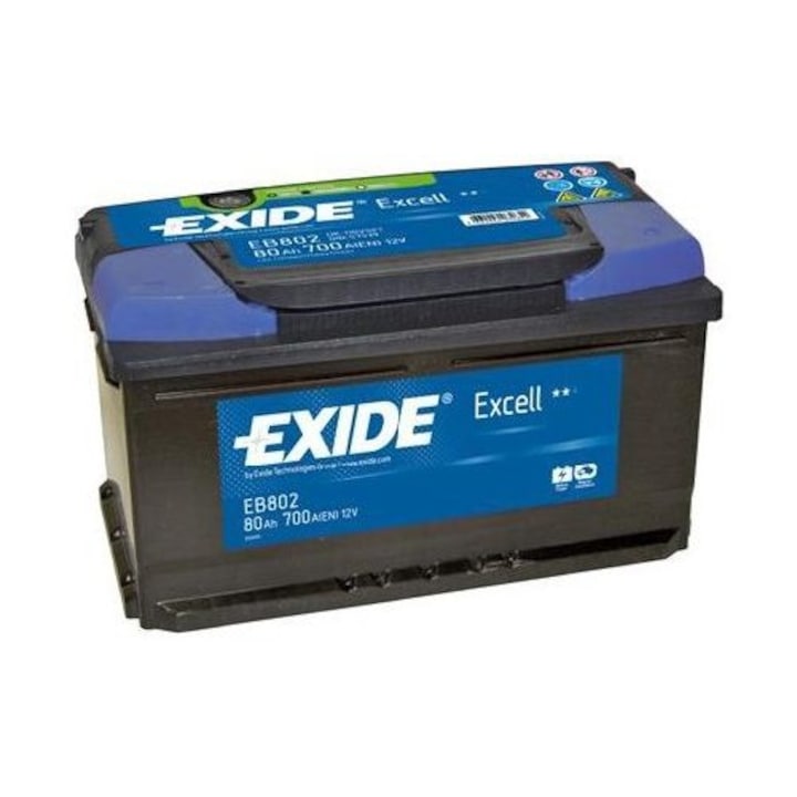 Baterie auto Exide Excell 80AH EB802