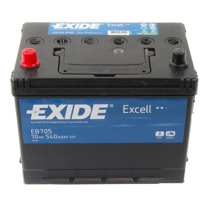 Baterie auto Exide Excell 70AH EB705