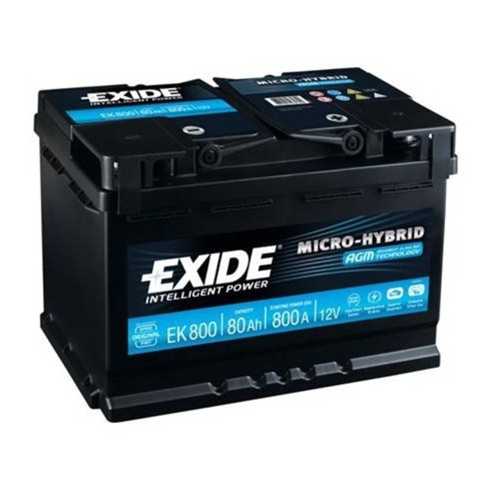 Baterie auto Exide AGM Start-Stop Plus 80AH EK800