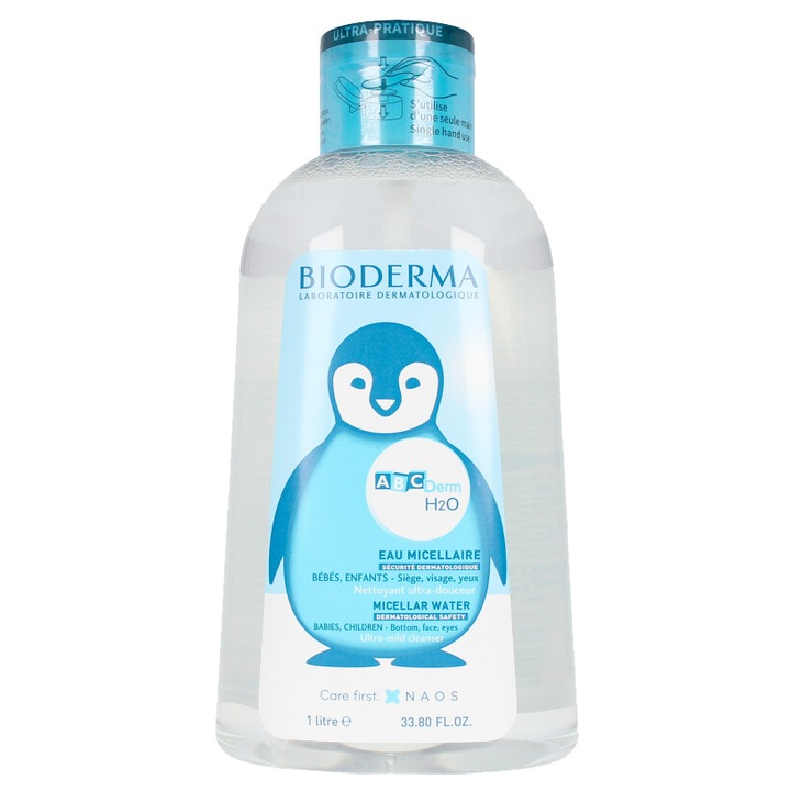 Мицеларна вода Bioderma ABCDerm H2O, 1000 мл