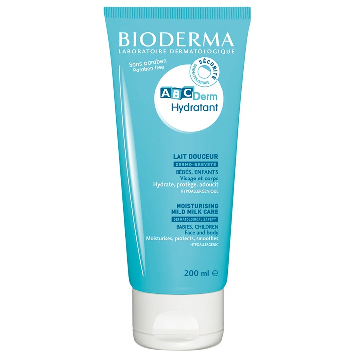 Lapte hidratant Bioderma ABCDerm, 200ml
