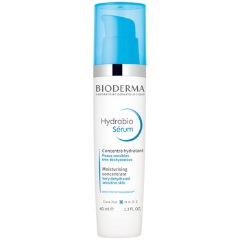 Ser concentrat Bioderma Hydrabio pentru ten sensibil si deshidratat, 40 ml Ser concentrat Bioderma Hydrabio pentru ten sensibil si deshidratat, 40 ml