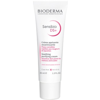 Crema de fata calmanta Bioderma Sensibio DS+ pentru ten iritat si cu scuame, 40ml Crema de fata calmanta Bioderma Sensibio DS+ pentru ten iritat si cu scuame, 40ml