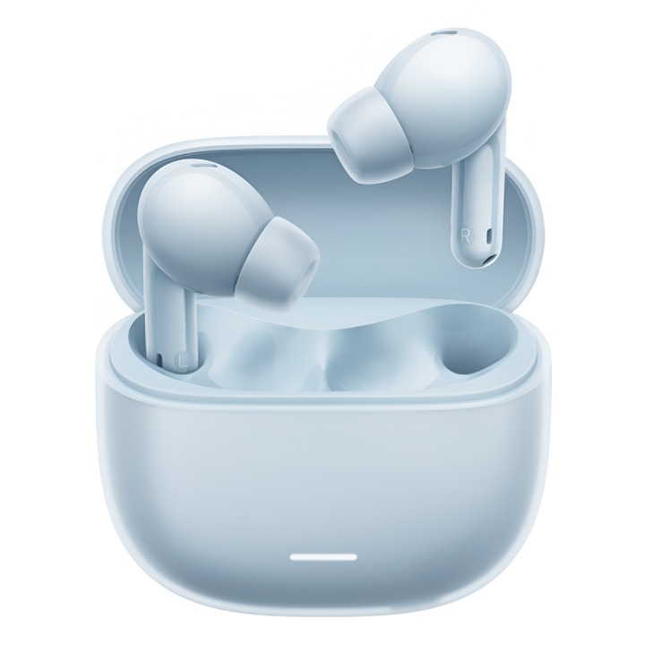 Слушалки Xiaomi Redmi Buds 6 Lite, Bluetooth хендсфри от ONSG®, чист звук, ANC 40dB, 38 часа живот на батерията, шумопотискане, ергономичен дизайн, Bluetooth 5.3, USB Type-C, сини