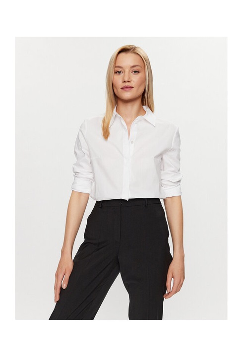 Női ing, Boss, 303349233, Pamut/Poliészter, Fehér, Fehér