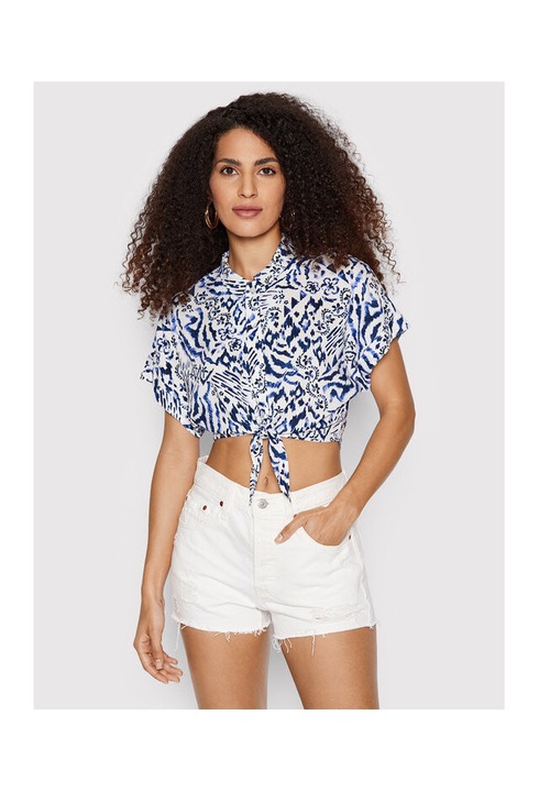 Női ing, Banana Moon, 300247471, Viszkóz, Kék, Kék, L