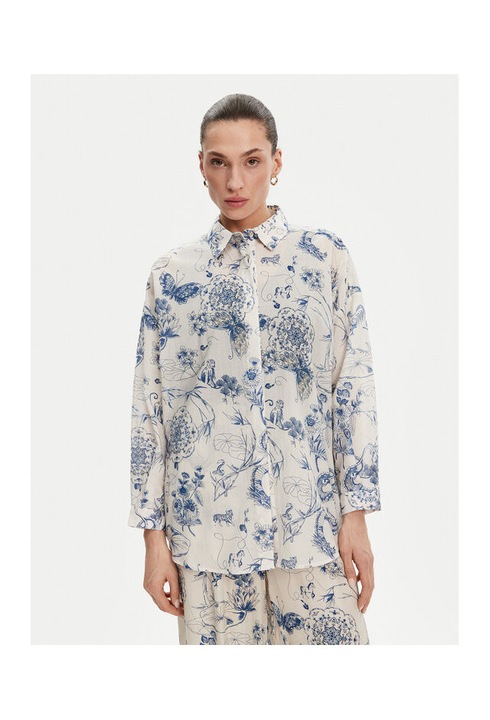 Női ing, Fracomina, 305170774, Pamut, Fehér, Fehér