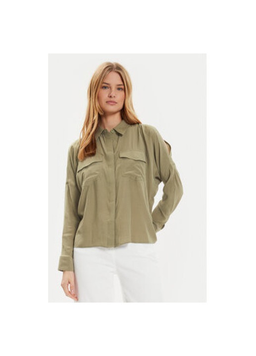 Дамска риза, Dkny, 304218637, Найлон/Полиестер, Зелена, Зелен