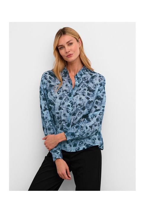 Női ing, Kaffe, 304099274, Viszkóz/Poliamid, Kék, Kék