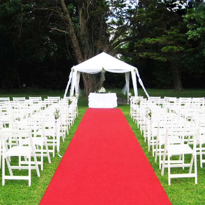 Mocheta Evenimente/Expo, Rosu, 750 gr/mp, Latime 100x300 cm