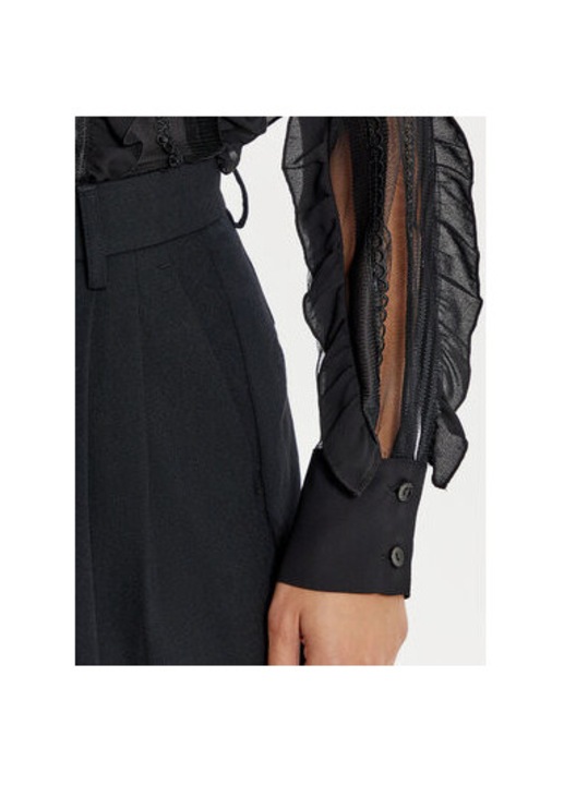 Női ing, Access Fashion, 304937804, Poliészter, L INTL, Fekete