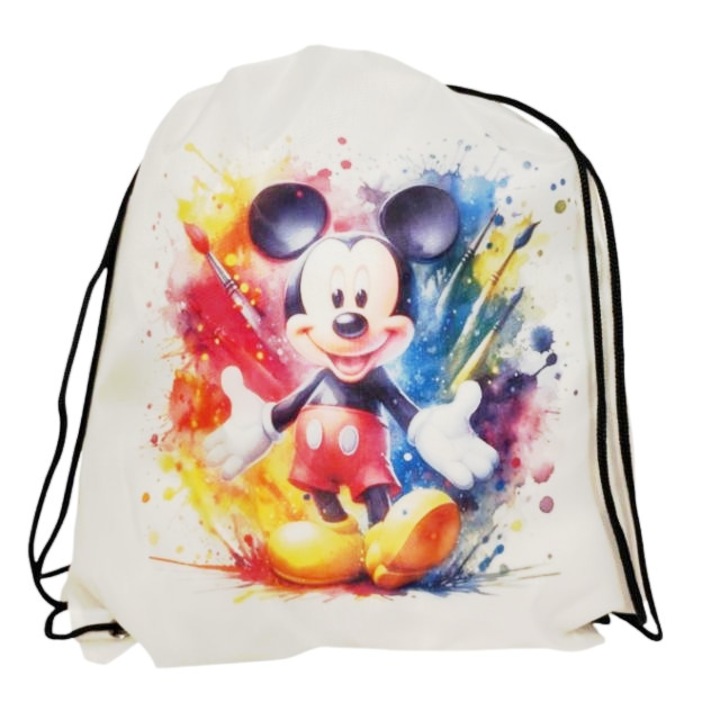Rucsac personalizat, Mickey Mouse, 33x39 cm, poliester