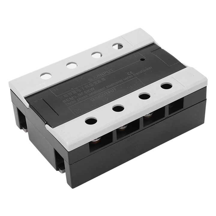 Háromfázisú elektronikus szervo transzformátor 5KW Buck feszültség átalakító 360-420V bemenet 200-230V kimenet