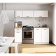 Dulap suspendat pentru bucatarie, Akord Furniture Factory, alb, 80cm