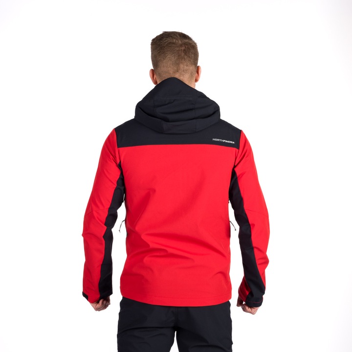 Jacheta softshell 3L 10K/5K pentru barbati Borum, Rosu