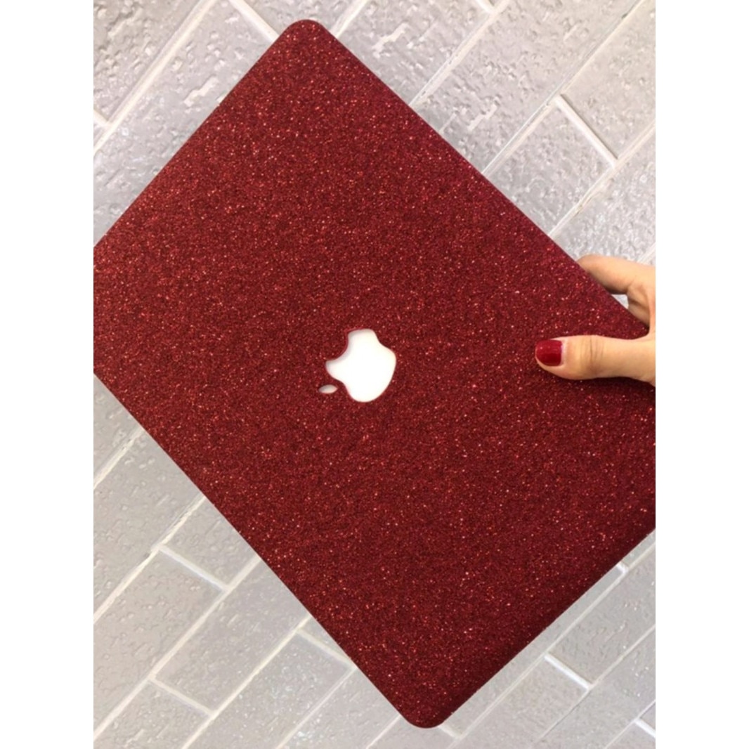 Husa pentru laptop MacBook Air de 13,6 inch pentru A2681/A3113/A3240, material visiniu, PVC, rezistenta la zgarieturi