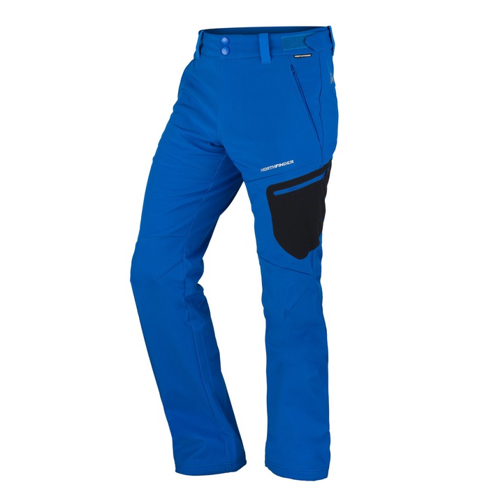 Pantaloni softshell de drumetie 10K/5K pentru barbati Ginemon, Albastru