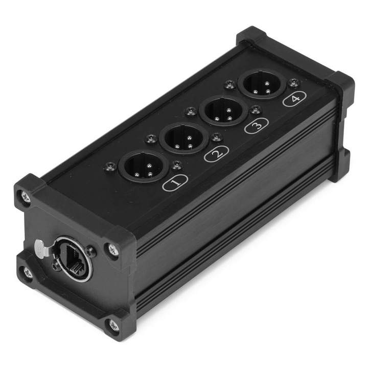 PD Connex CX185 Tápcsatlakozó elosztó doboz, (RJ45 + 4 db XLR3M)