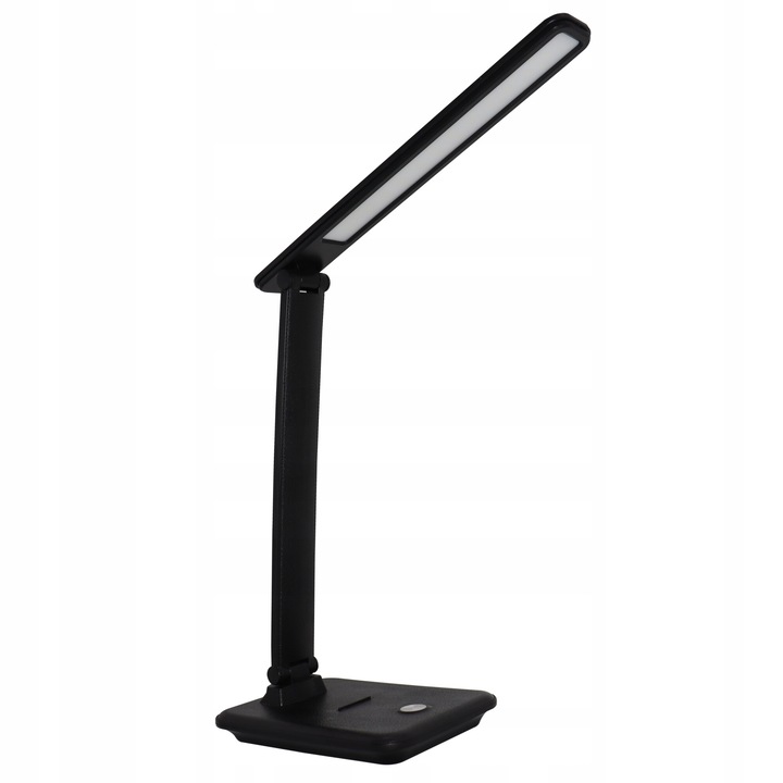 LED настолна лампа Delux M, 9W, 450 лумена, 33x17x56cm, черна