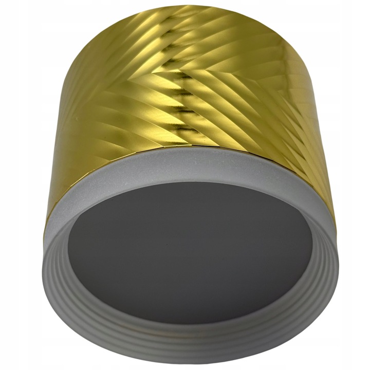 Плафон Tuba GX53, Delux M, златен, алуминий, 83x70mm, без включена крушка
