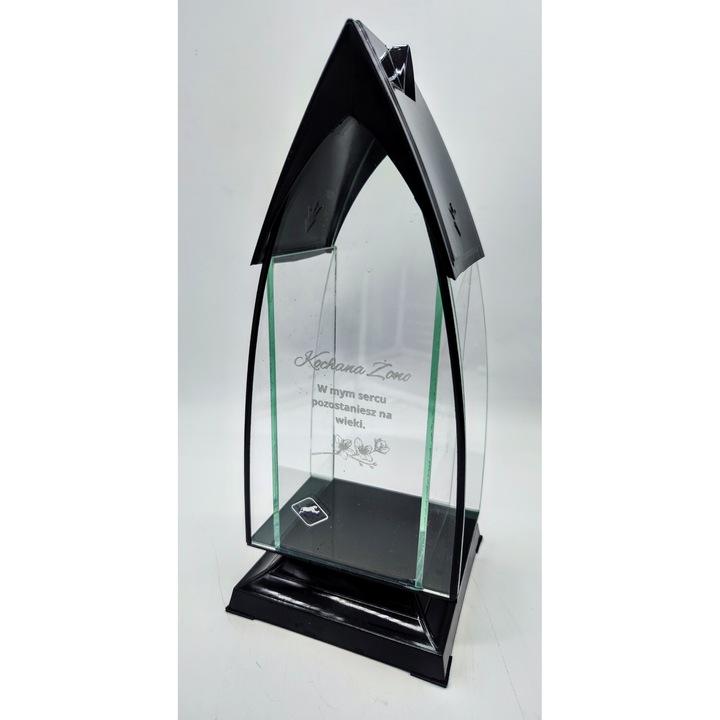 Gyertyatart&oacute;, Lamp-Art, modern design, fekete, 38x17x15,5cm, 6 darabos szett