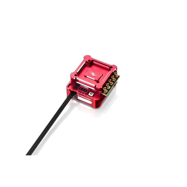 HOBBYWING XERUN XD10 Pro elektronikus modul, piros, 1/10-es drift autókhoz