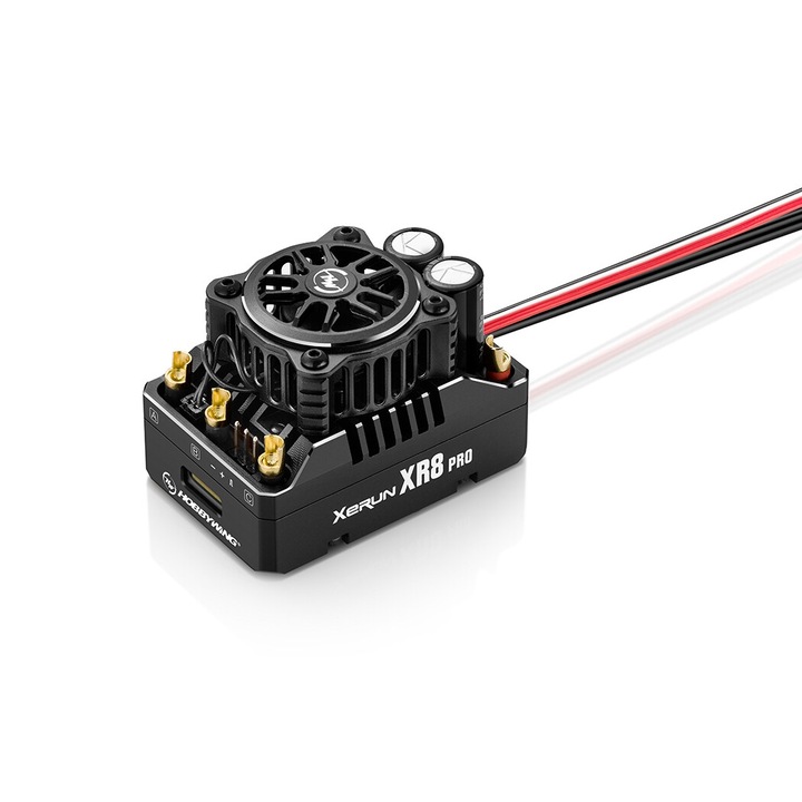 Elektronikus szabályozó XERUN 200A, 6/7.4V/6A, 54.8x36.8x38.8mm, 102.8g
